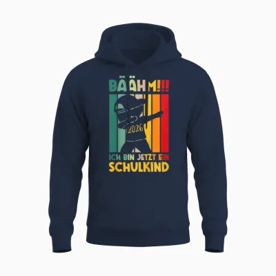 Kinder Einschulung Schuljunge Ich Bin Jetzt Ein Schulkind 2026 Unisex Hoodie - Navy