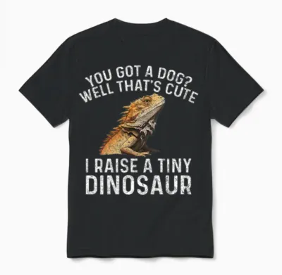 Bearded Dragon Owner Bearded Dragon Pet Unisex T-Shirt - Black