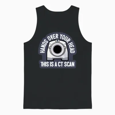 This Is a Ct Scan Unisex Tank Top - Black