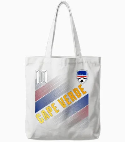 Cape Verde Flag Cape Verdean Pride Lovers Tote Bags - White