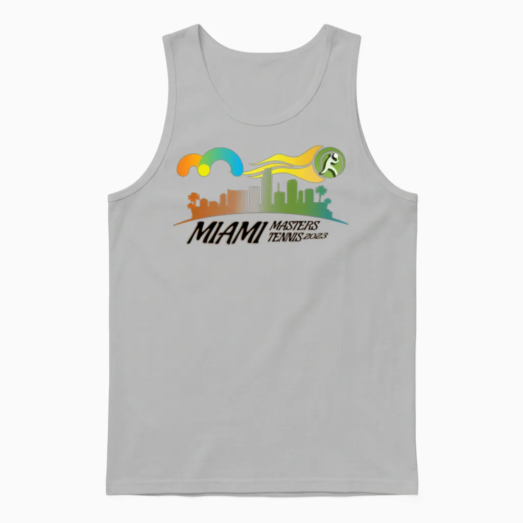 Masters Tennis Miami Unisex Tank Top - Ash