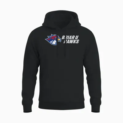 Briar U Hawks Manche Longue Unisex Hoodie - Black