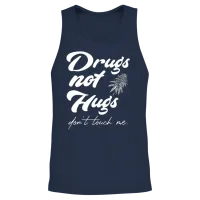 It's Just Weed Funny Sayings Unisex Tank Top - Navy – 2