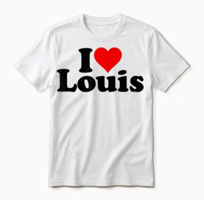 Ich Liebe Herz Louis Unisex T-Shirt - White
