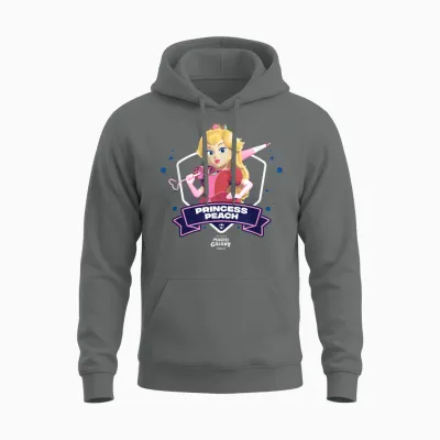 The Super Mario Galaxy Movie Princess Peach Champion Unisex Hoodie - Graphite Heather