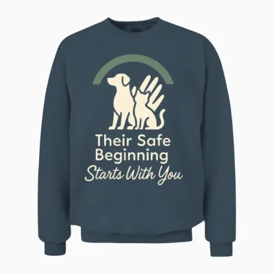 Animal Shelter Worker Animal Rescue Volunteer Unisex Sweatshirt - Dark Heather