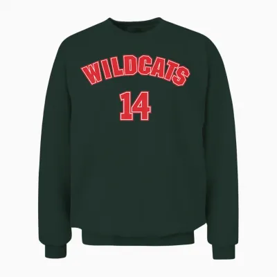 Children's High School Musical Wildcats 14 T-Shirt, White Unisex Sweatshirt - Forest