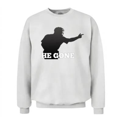 Umpire Strike 3 Unisex Sweatshirt - White