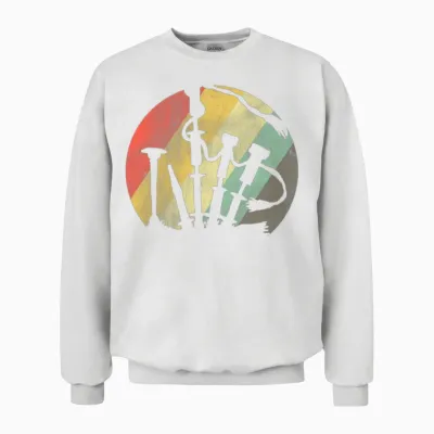 Retro Bagpipe Vintage Unisex Sweatshirt - White