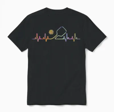 Pickleball Art for Men Women Pickle Ball Pickleball Lover Unisex T-Shirt - Black