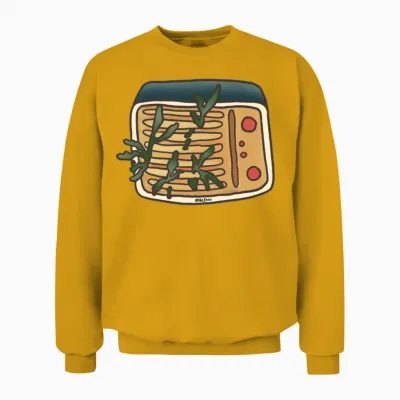 Retro Plant Radio Unisex Sweatshirt - Gold