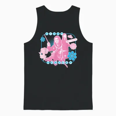 Harry Potter 2025 Ginny Weasley Gryffindor Unisex Tank Top - Black