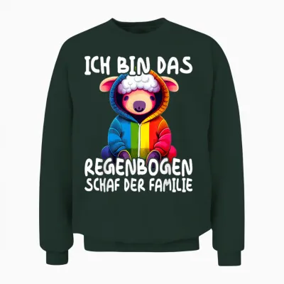 Lgbt Regenbogen Schaf Gay Csd Bisexual Pride Lgbtq Unisex Sweatshirt - Forest