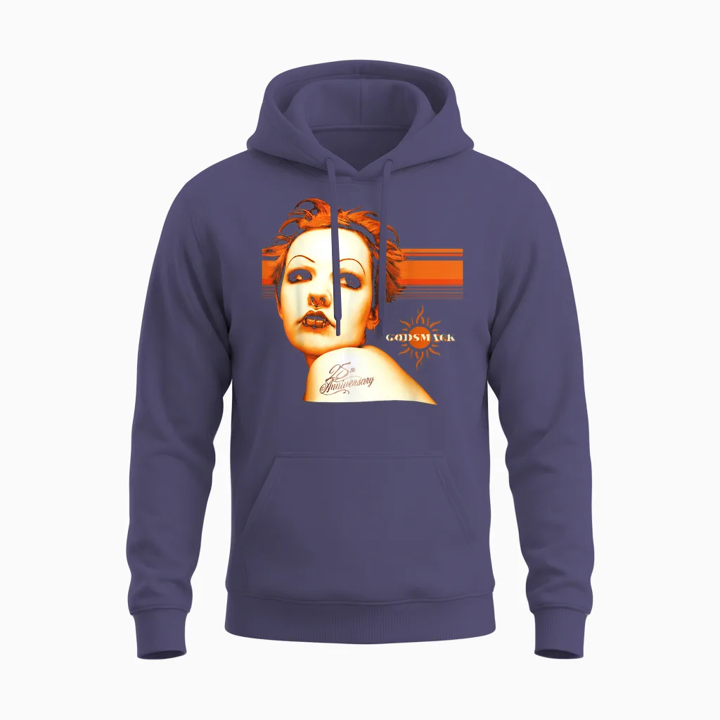 Godsmack β Self Titled 25th Anniversary Unisex Hoodie in Heather Sport Dark Navy