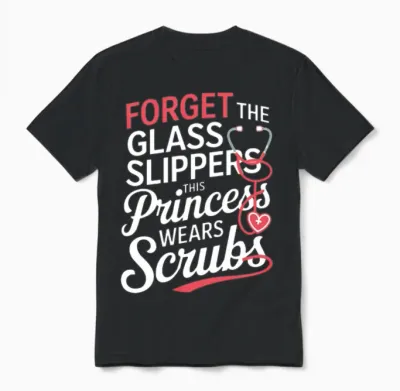 Funny Nurse Unisex T-Shirt - Black