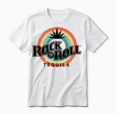 Rock N Roll Tequila Fifth Collection Unisex T-Shirt - White