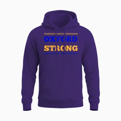 Oxford Strong Unisex Hoodie - Purple