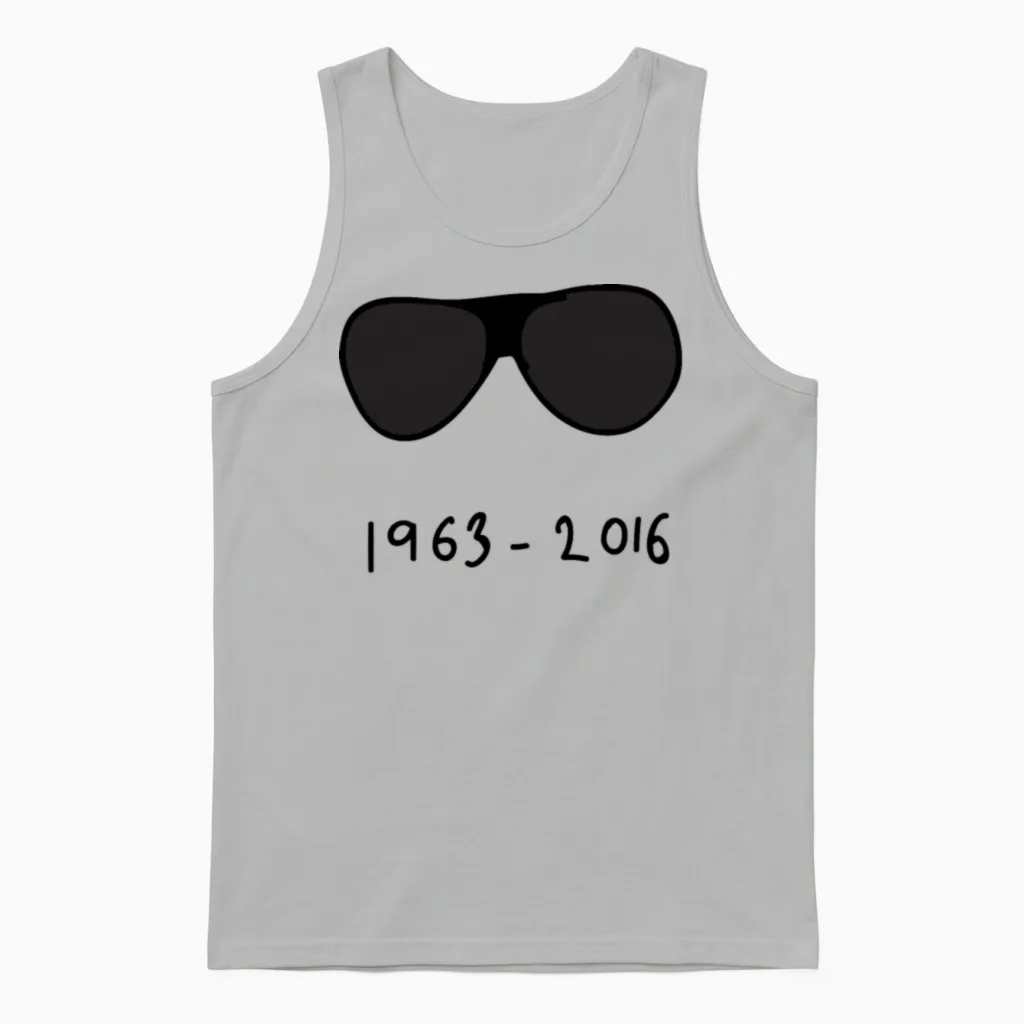 George Michael Tribute 1963 2016 Unisex Tank Top in Ash