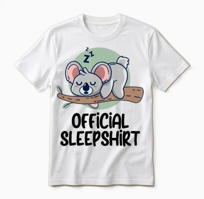 Funny Animal Shirt Funny Picture Unisex T-Shirt in White