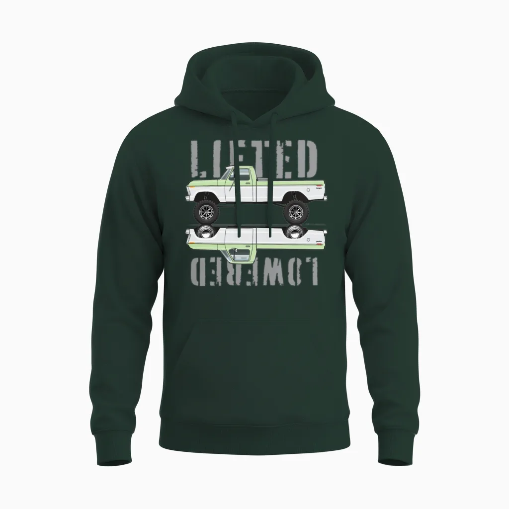 351 V8 Winter Green Unisex Hoodie in Forest