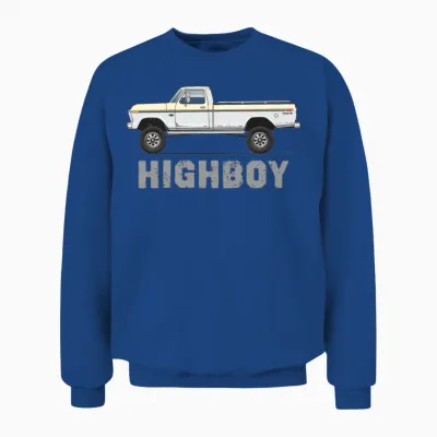 Highboy Wimbledon White Unisex Sweatshirt - Royal
