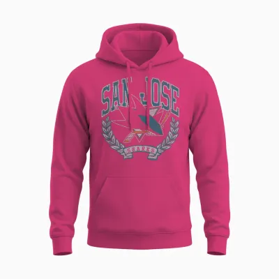 San Jose Sharks Vintage Victory Black Officially Licensed Unisex Hoodie - Heliconia