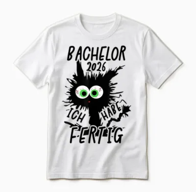 Bachelor 2026 I Have Ready Bachelor Geschafft 2026 Unisex T-Shirt - White