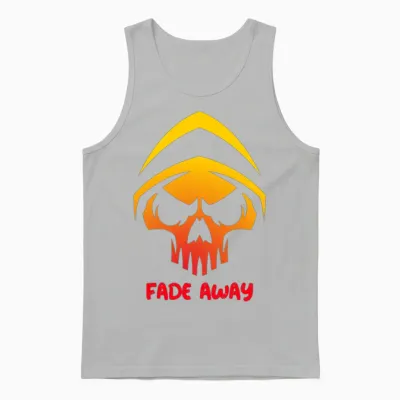 Fade Away Unisex Tank Top - Ash