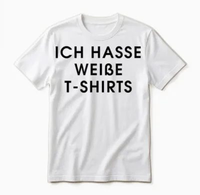 Ich Hasse Weiße T-Shirts Unisex T-Shirt - White