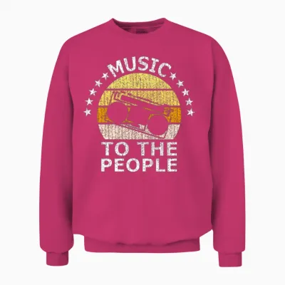 Music Festival Band Unisex Sweatshirt - Heliconia
