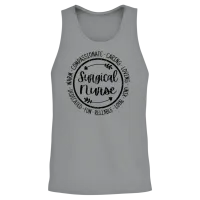 Surgical Nurse Life Nursing Squad Appreciation Unisex Tank Top - Sport Grey – 2