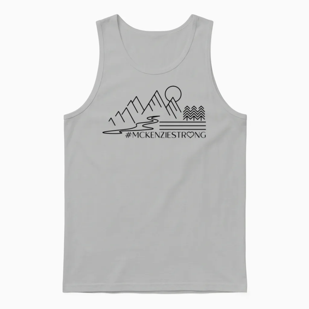 Mckenzie Strong Unisex Tank Top in Ash