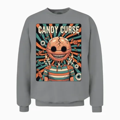 Candy Curse Unisex Sweatshirt - Sport Grey