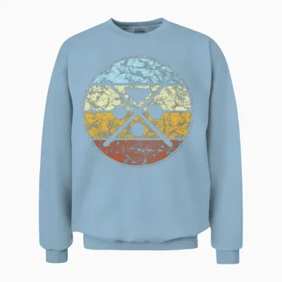 Billiards Retro Unisex Sweatshirt - Light Blue