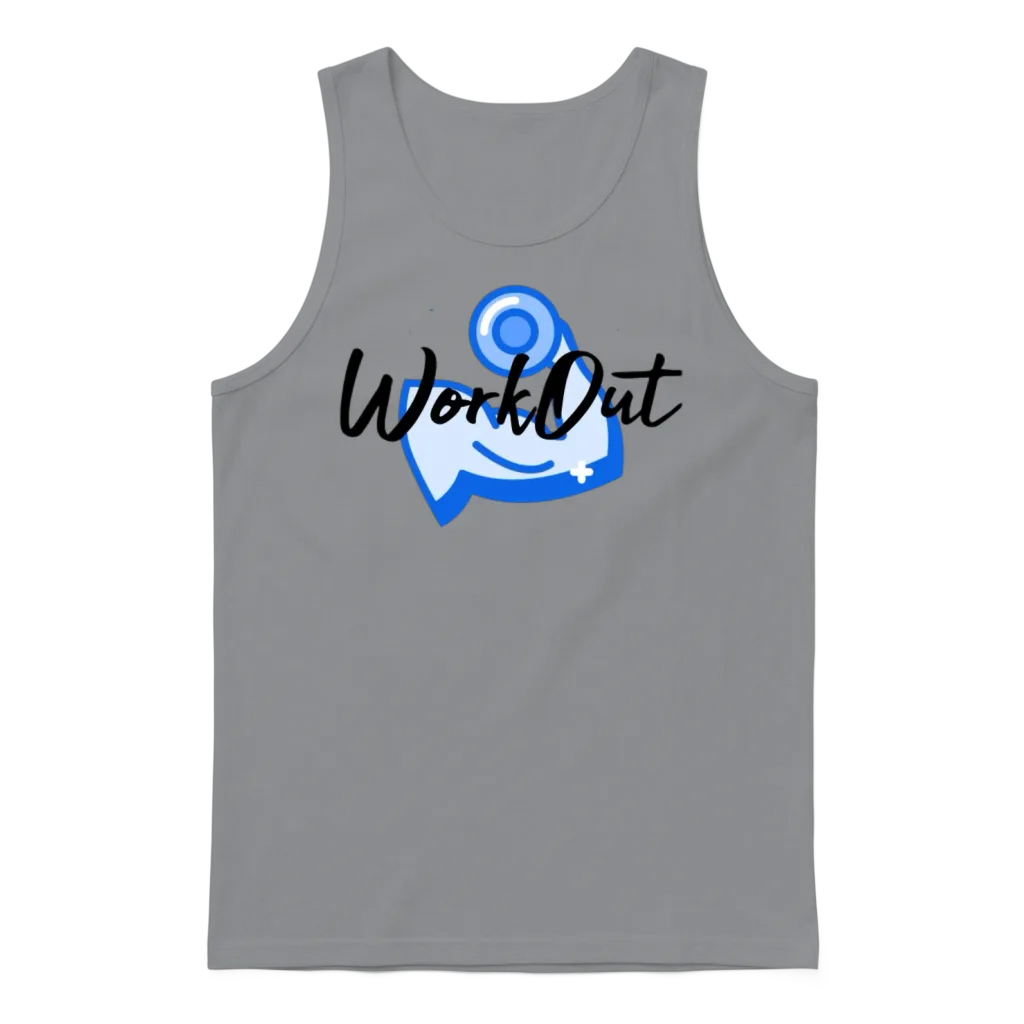 Workout Muscles โ Gym & Lifting Gift Unisex Tank Top - Sport Grey