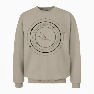 Night Spark Emblem Unisex Sweatshirt - Sand