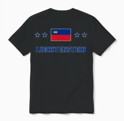 Liechtenstein Unisex T-Shirt - Black