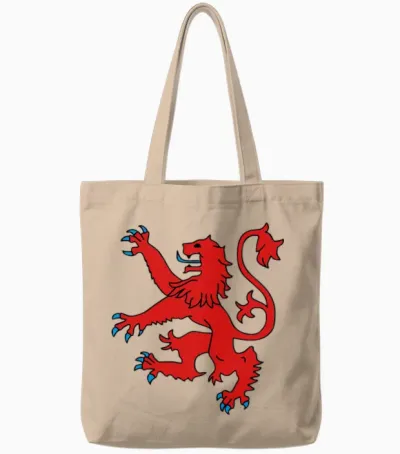 Scottish Lion Tote Bags - Natural