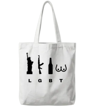 The True Meaning of the Word Lgbt Tote Bags - White