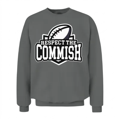 Respect the Commish Unisex Sweatshirt - Graphite Heather