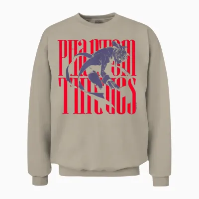 Persona 5 Joker Silhouette Phantom Thieves Logo Rpg Game Unisex Sweatshirt - Sand