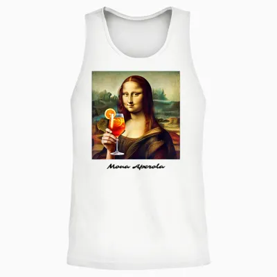 Mona Aperola | Holy Lisa Spritz Aperölchen Spritztour Team Unisex Tank Top - White