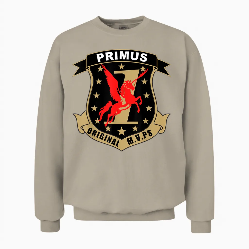 Die Ursprünglichen Mvps Von Battlestar Galactica Primus Unisex Sweatshirt in Sand