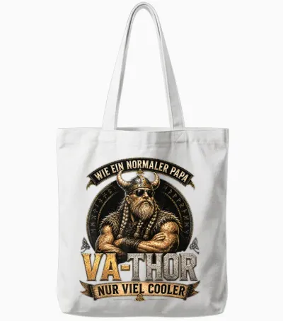 Papa Geschenk Papa Tshirt Vatertag Shirt Herren Lustig Papa Tote Bags - White
