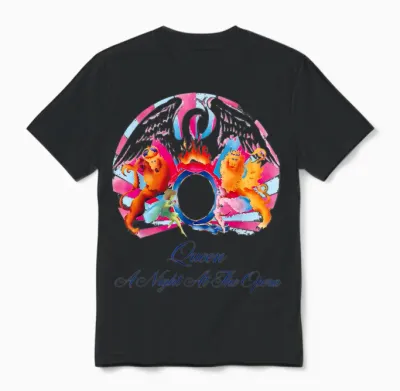 Queen Official an Evening in the Opera Unisex T-Shirt - Black