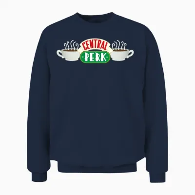Friends Central Perk Unisex Sweatshirt - Navy