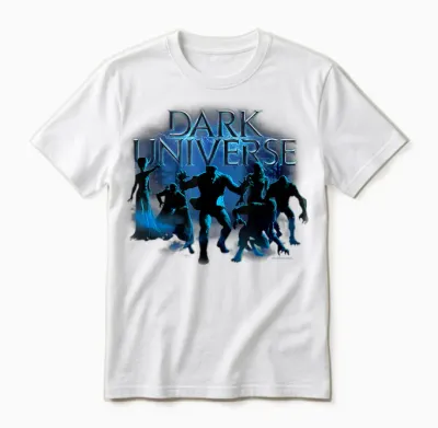 Universal Epic Universe Dark Universe Monsters Unisex T-Shirt - White