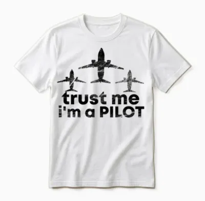 Pilot Pilots Unisex T-Shirt - White