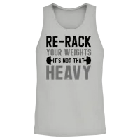 Gym Etiquette and Hygiene Essentials Unisex Tank Top - Ash – 2