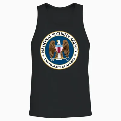 National Security Agency Logo Unisex Tank Top - Black